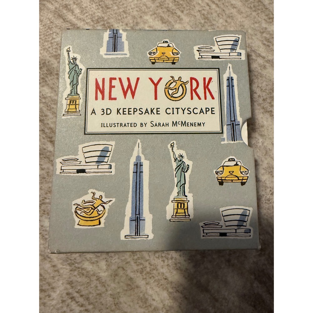 New York A 3D Keepsake Cityscape Sarah McMenemy Accordion Pop Up Book NYC